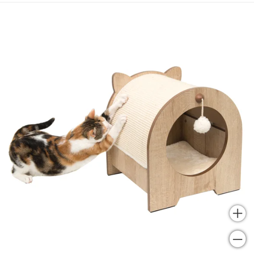 Load image into Gallery viewer, Vesper High Base Cat Tree - Walnut
