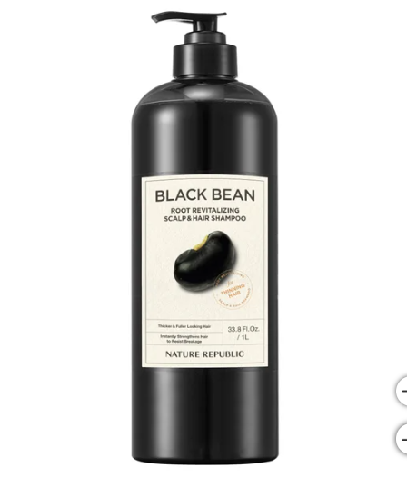 Nature Republic Black Bean Anti-Hair Loss Shampoo, 33.8 fl oz