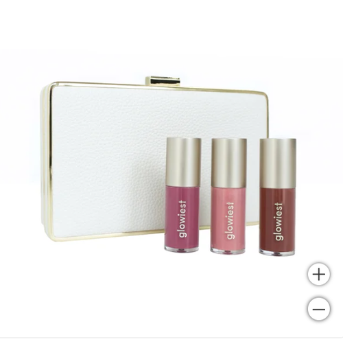 Load image into Gallery viewer, glowiest Makeup Bag &amp; Lip Oil Set
