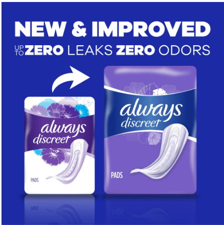 Load image into Gallery viewer, Always Discreet Incontinence Pads for Women, Light, 30 Count
