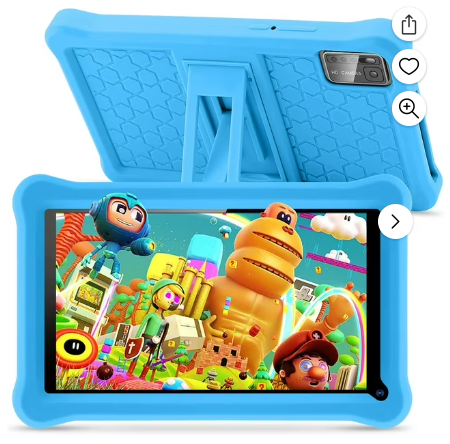 Load image into Gallery viewer, Kids Tablet 7 inch 3GB RAM 32GB WiFi Android Tablet For Kids| Bluetooth | Parental Control | Pre-Installed Learning Tablet Apps for Toddlers Children | with Shockproof Case--Blue
