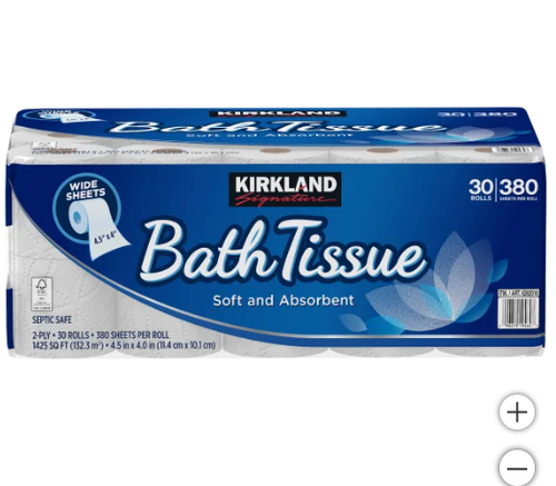 Load image into Gallery viewer, Kirkland Signature Bath Tissue, 2-Ply, 380 Sheets, 30 Rolls
