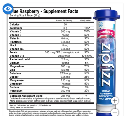 Load image into Gallery viewer, Zipfizz Multi-Vitamin Energy Hydration Drink Mix, 30 Tubes
